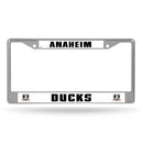 Anaheim Ducks Chrome License Plate Frame (12" x 6")