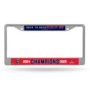 Florida Panthers 2025 Stanley Cup Champions Chrome Frame