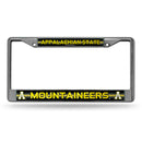 Appalachian State Mountaineers 12" x 6" Silver Bling Chrome Frame