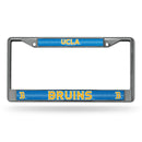 UCLA Bruins 12" x 6" Silver Bling Chrome Frame