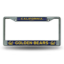 Cal Berkeley Golden Bears 12" x 6" Silver Bling Chrome Frame
