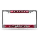 Arizona Cardinals 12" x 6" Silver Bling Chrome Frame