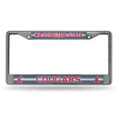 Washington State Cougars 12" x 6" Silver Bling Chrome Frame