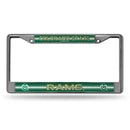 Colorado State Rams 12" x 6" Silver Bling Chrome Frame