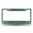 Boston Celtics 12" x 6" Silver Bling Chrome Frame