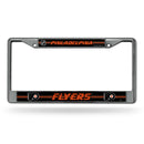 Philadelphia Flyers 12" x 6" Silver Bling Chrome Frame