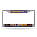 Phoenix Suns 12" x 6" Silver Bling Chrome Frame