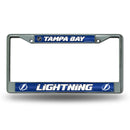Tampa Bay Lightning 12" x 6" Silver Bling Chrome Frame