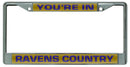 You're In Ravens Country Laser Frame - Gold Inserts