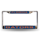 Florida Gators Laser Chrome 12 x 6 License Plate Frame