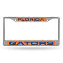 Florida Gators Laser Chrome 12 x 6 License Plate Frame