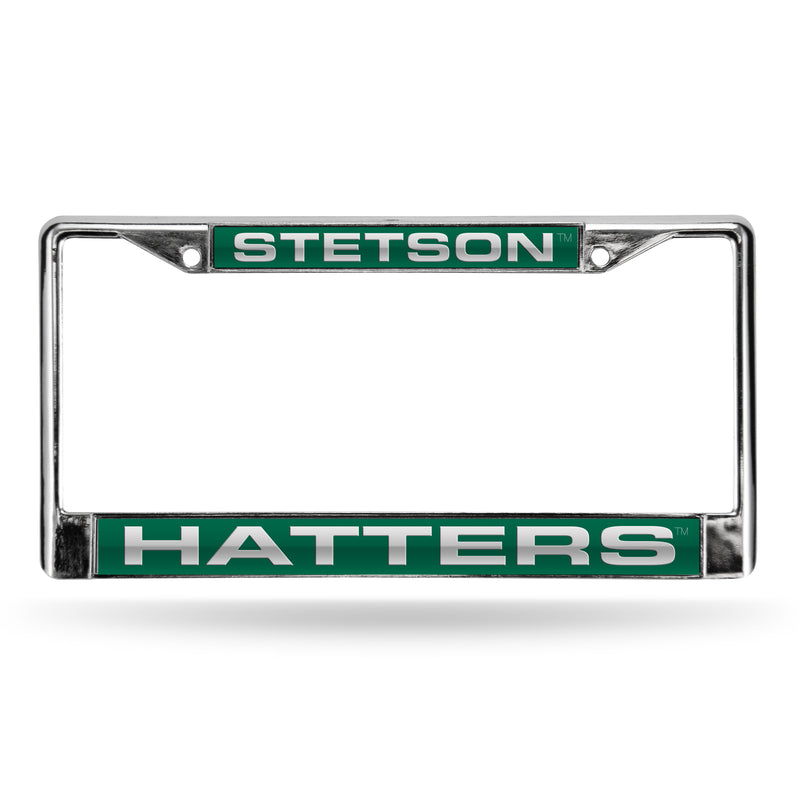 Stetson Hatters Laser Chrome 12 x 6 License Plate Frame