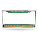 Florida A&M Rattlers Laser Chrome 12 x 6 License Plate Frame