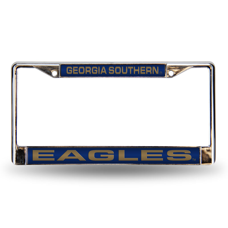 Georgia Southern Eagles Laser Chrome 12 x 6 License Plate Frame
