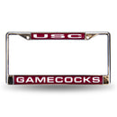 South Carolina Gamecocks Laser Chrome 12 x 6 License Plate Frame