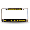Appalachian State Mountaineers Laser Chrome 12 x 6 License Plate Frame