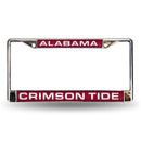 Alabama Crimson Tide Laser Chrome 12 x 6 License Plate Frame