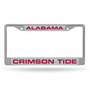 Alabama Crimson Tide Laser Chrome 12 x 6 License Plate Frame