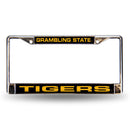 Grambling State Tigers Laser Chrome 12 x 6 License Plate Frame