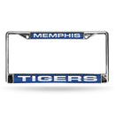 Memphis Tigers Laser Chrome 12 x 6 License Plate Frame