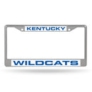 Kentucky Wildcats Laser Chrome 12 x 6 License Plate Frame