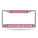 Indiana Hoosiers Laser Chrome 12 x 6 License Plate Frame