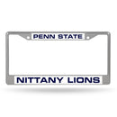 Penn State Nittany Lions Laser Chrome 12 x 6 License Plate Frame