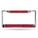Tampa Bay Buccaneers Laser Chrome 12 x 6 License Plate Frame