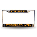 You're In Steelers Country Laser Frame - Black Inserts