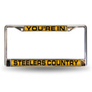 Steelers Country/Yellow Back Laser Frame