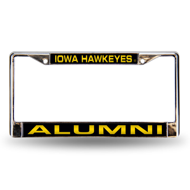 Iowa Alumni Laser Chrome Frame
