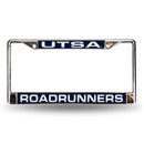 Texas-San Antonio Roadrunners Laser Chrome 12 x 6 License Plate Frame