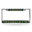 Ohio Bobcats Laser Chrome 12 x 6 License Plate Frame