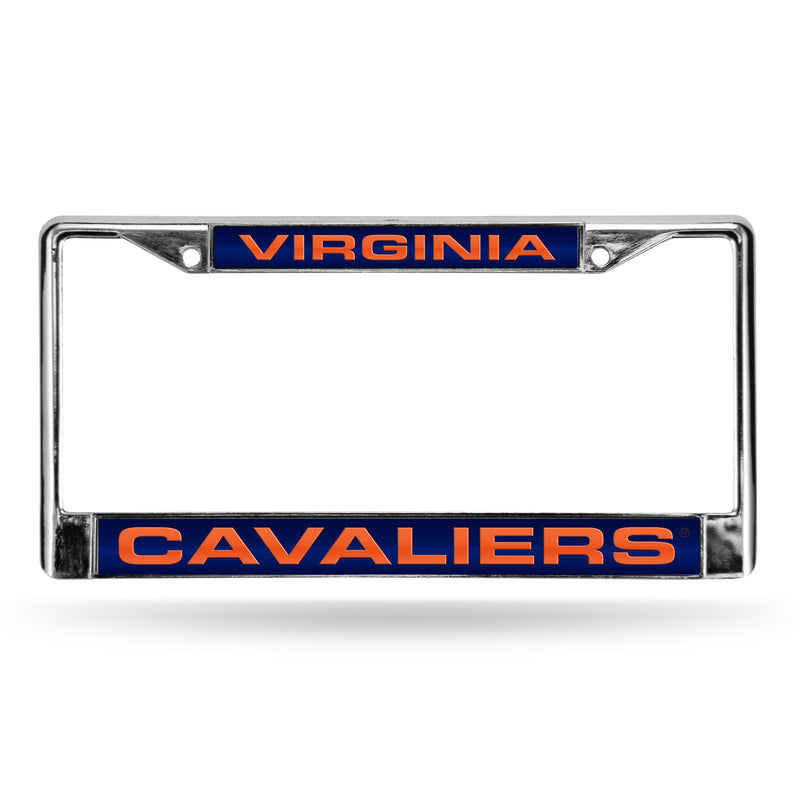 Virginia Cavaliers Laser Chrome 12 x 6 License Plate Frame