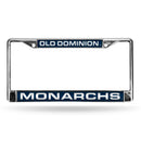 Old Dominion Monarchs Laser Chrome 12 x 6 License Plate Frame