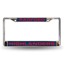 Radford Highlanders Laser Chrome 12 x 6 License Plate Frame