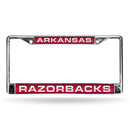 Arkansas Razorbacks Laser Chrome 12 x 6 License Plate Frame