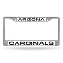 Arizona Cardinals Laser Chrome 12 x 6 License Plate Frame
