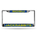 South Dakota State University Jackrabbits Laser Chrome Frame