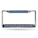 Wisconsin-Platteville Pioneers Laser Chrome 12 x 6 License Plate Frame