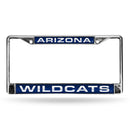 Arizona Wildcats Laser Chrome 12 x 6 License Plate Frame