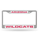 Arizona Wildcats Laser Chrome 12 x 6 License Plate Frame