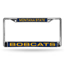 Montana State Bobcats Laser Chrome 12 x 6 License Plate Frame