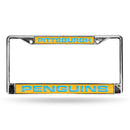 Pittsburgh Penguins Laser Chrome 12 x 6 License Plate Frame