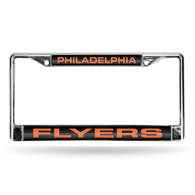 Philadelphia Flyers Laser Chrome 12 x 6 License Plate Frame