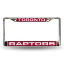 Toronto Raptors Laser Chrome 12 x 6 License Plate Frame