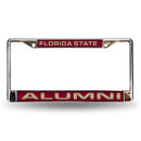 Florida State Seminoles Laser Chrome 12 x 6 License Plate Frame