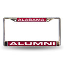 Alabama Crimson Tide Laser Chrome 12 x 6 License Plate Frame