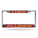 Southern California Trojans Laser Chrome 12 x 6 License Plate Frame