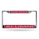 Ohio State Buckeyes Laser Chrome 12 x 6 License Plate Frame